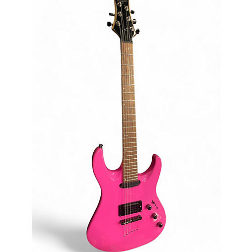 Used Mitchell 5 Piece MD200 Pink Solid Body Electric Guitar Pink