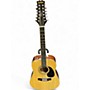 Used Mitchell D-120S-12-EN Natural 12 String Acoustic Electric Guitar Natural
