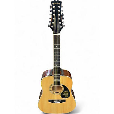 Used Mitchell D 120S 12E Natural 12 String Acoustic Electric Guitar