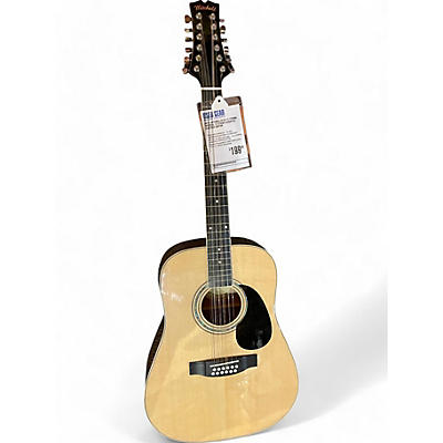 Mitchell Used Mitchell D120 12 STRING Natural 12 String Acoustic Electric Guitar