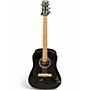 Used Mitchell D120 Black Acoustic Guitar Black