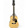 Used Mitchell D120S-12 Natural 12 String Acoustic Electric Guitar Natural