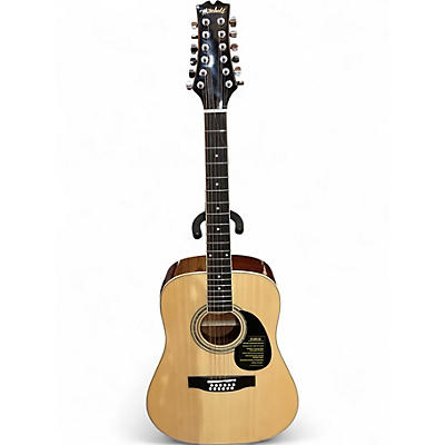 Used Mitchell D120S 12E Natural 12 String Acoustic Electric Guitar