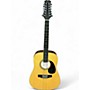 Used Mitchell D120S-12E Natural 12 String Acoustic Electric Guitar Natural