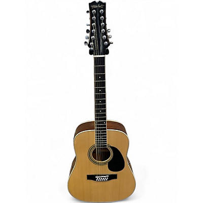 Used Mitchell D120S12 Natural 12 String Acoustic Electric Guitar