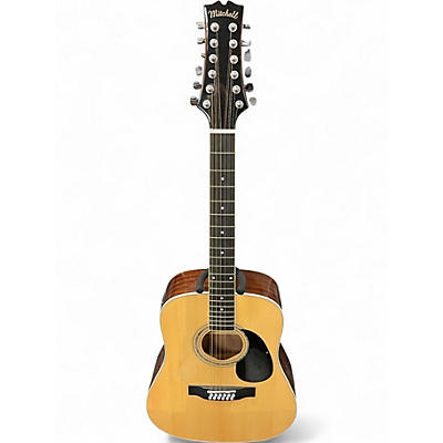Used Mitchell D120S12E/N Natural 12 String Acoustic Electric Guitar