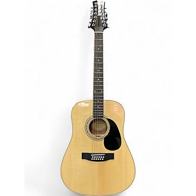 Used Mitchell D120S12E Natural 12 String Acoustic Electric Guitar