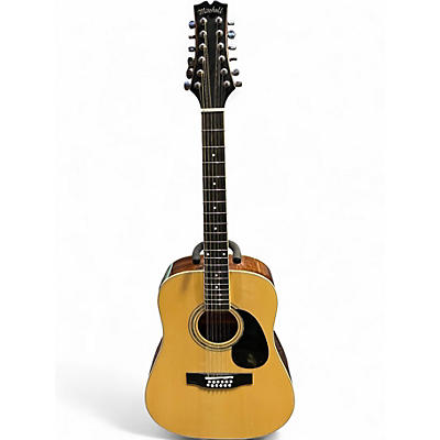 Used Mitchell D120S12E Natural 12 String Acoustic Electric Guitar
