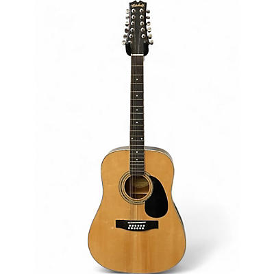 Used Mitchell D120S12E Natural 12 String Acoustic Guitar