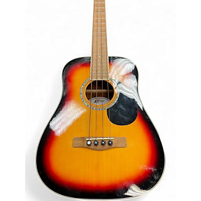 Used Mitchell EZBSB 2 Color Sunburst Acoustic Bass Guitar