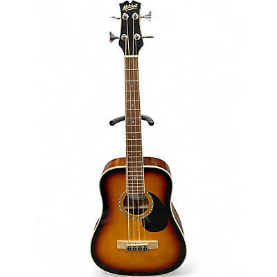 Used Mitchell EZBSB 2 Color Sunburst Acoustic Bass Guitar