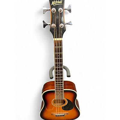Used Mitchell EZBSB Tobacco Sunburst Acoustic Bass Guitar