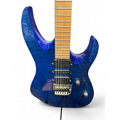 Used Mitchell HD400 Blue Solid Body Electric Guitar