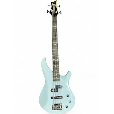 Used Mitchell MB-100 Daphne Blue Electric Bass Guitar