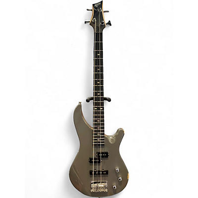 Used Mitchell MB100 Gray Electric Bass Guitar