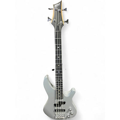 Used Mitchell MB100 Gray Electric Bass Guitar