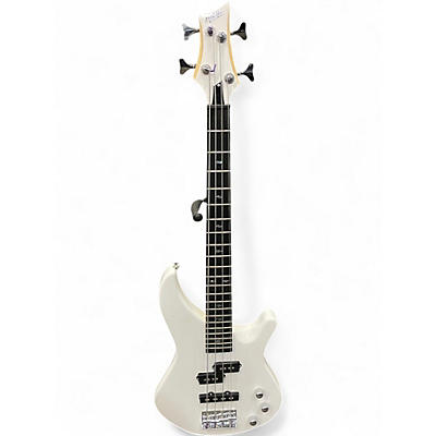 Used Mitchell MB100 WHITE Electric Bass Guitar
