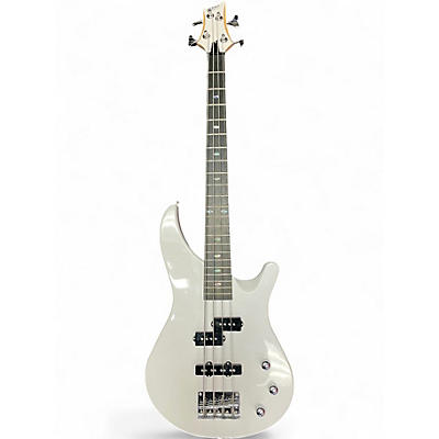 Used Mitchell MB100 White Electric Bass Guitar