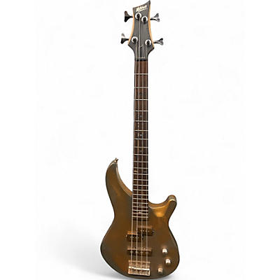 Used Mitchell MB100CS Gold Electric Bass Guitar