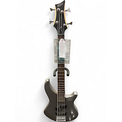 Used Mitchell MB100CS Gray Electric Bass Guitar