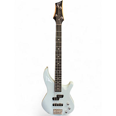 Used Mitchell MB100PB Blue Electric Bass Guitar