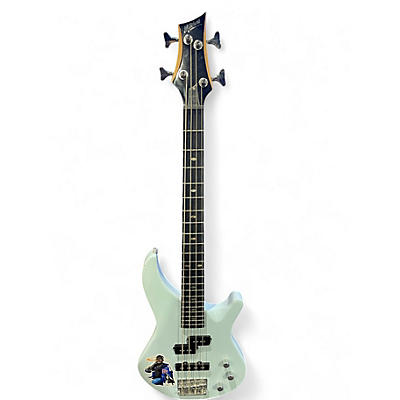 Used Mitchell MB100PB Blue Electric Bass Guitar