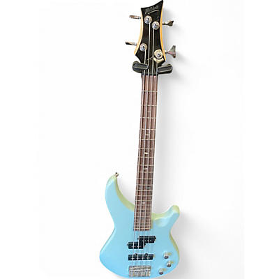 Used Mitchell MB100PB Powder Blue Electric Bass Guitar