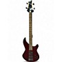 Used Mitchell MB200 Blood Red Electric Bass Guitar Blood Red