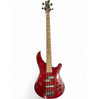 Mitchell Used Mitchell MB200 Candy Red Burst Electric Bass Guitar