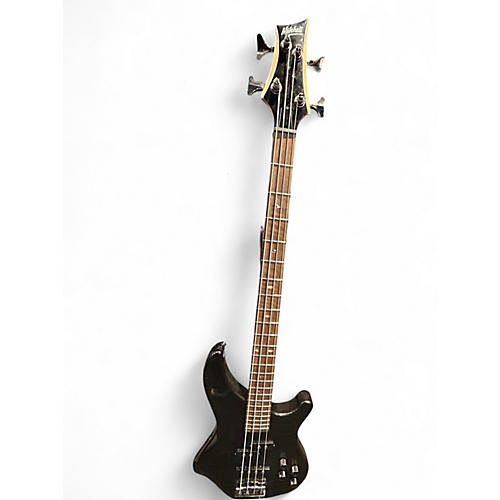 Used Mitchell MB200 SILVER SLEET BATMAN Electric Bass Guitar SILVER SLEET BATMAN