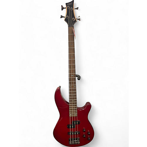 Used Mitchell MB200 blood red Electric Bass Guitar blood red