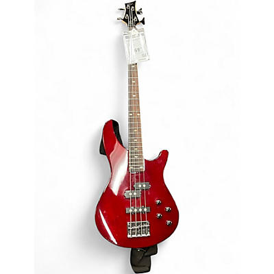 Used Mitchell MB200BR Red Electric Bass Guitar