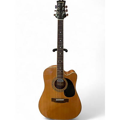 Used Mitchell MD100CE Natural Acoustic Electric Guitar