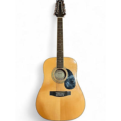 Used Mitchell MD100S12E Natural 12 String Acoustic Electric Guitar