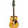 Used Mitchell MD100S12E Natural 12 String Acoustic Electric Guitar Natural