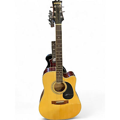 Used Mitchell MD100SCE Natural Acoustic Electric Guitar