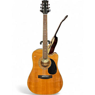 Used Mitchell MD100SCE Natural Acoustic Electric Guitar