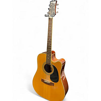 Used Mitchell MD100SCE Natural Acoustic Electric Guitar