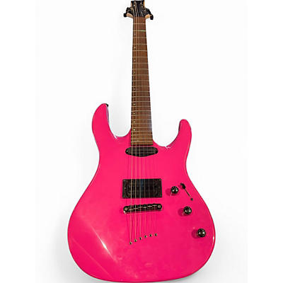 Used Mitchell MD200 Pink Solid Body Electric Guitar