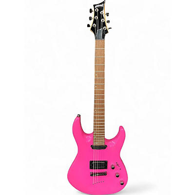 Used Mitchell MD200 Pink Solid Body Electric Guitar