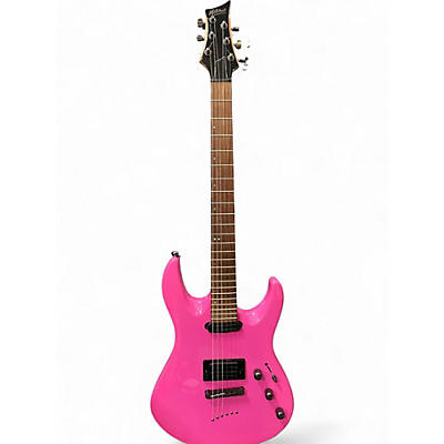 Used Mitchell MD200 Pink Solid Body Electric Guitar