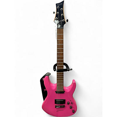 Used Mitchell MD200 Pink Solid Body Electric Guitar