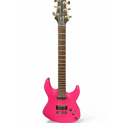 Used Mitchell MD200 pink Solid Body Electric Guitar
