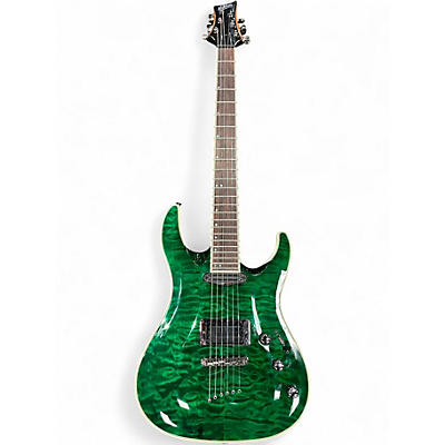 Used Mitchell MD400 Green Solid Body Electric Guitar