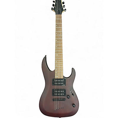 Used Mitchell MM100 Mini BLOOD RED Solid Body Electric Guitar