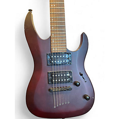 Used Mitchell MM100 Mini BURGANDY Solid Body Electric Guitar