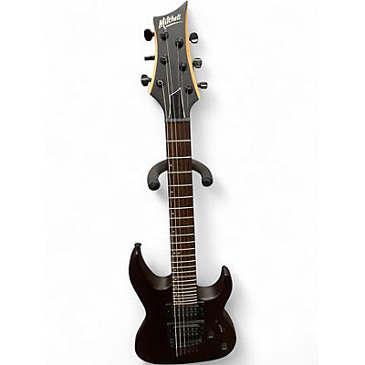 Used Mitchell MM100 Mini Brown Solid Body Electric Guitar