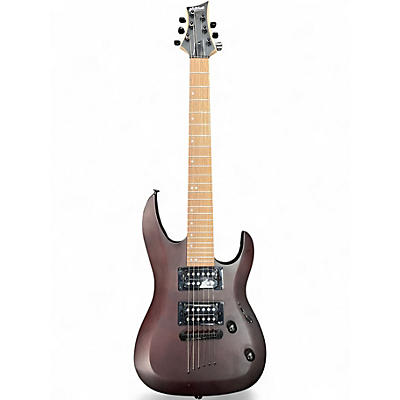 Used Mitchell MM100 Mini Walnut Solid Body Electric Guitar