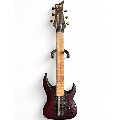 Used Mitchell MM100 Mini Walnut Solid Body Electric Guitar
