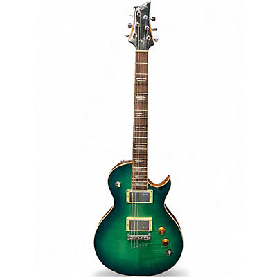 Used Mitchell MS450 Green Solid Body Electric Guitar